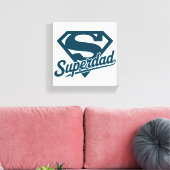 Toile Super papa jamais (Insitu(Salon))