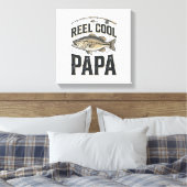 Toile Super Papa Rétro Design Vectoriel de Pêche_1 (Insitu(Chambre))