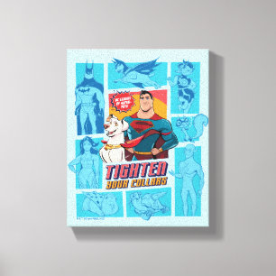 Toile Super Pets & Justice League - Tighten Your Collars