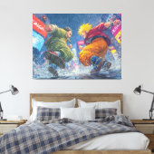 Toile Super Saiyan Goku Epic Rain Fight (Insitu(Chambre))