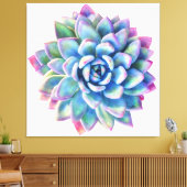 Toile Super tendance extra grand succulent mur art (Insitu(Salon))