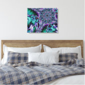 Toile Super Trippy Funky Psychedelic Fractal Art (Insitu(Chambre))