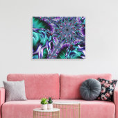 Toile Super Trippy Funky Psychedelic Fractal Art (Insitu(Salon))