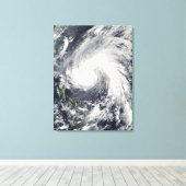 Toile Super typhon Megi (Insitu (Plancher de Bois))