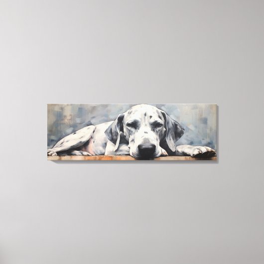 Toile Superbe Chien Danois (Recto)