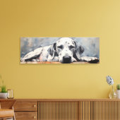 Toile Superbe Chien Danois (Insitu(Salon))