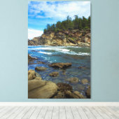Toile Superbe Oregon Coast Ocean Wall Art (Insitu (Plancher de Bois))