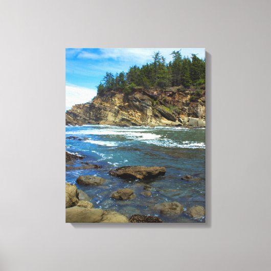 Toile Superbe Oregon Coast Ocean Wall Art (Recto)