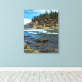 Toile Superbe Oregon Coast Ocean Wall Art (Insitu (Plancher de Bois))