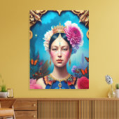 Toile Superbe portrait princesse (Insitu(Salon))