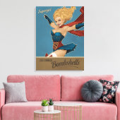 Toile Supergirl Bombshell (Insitu(Salon))