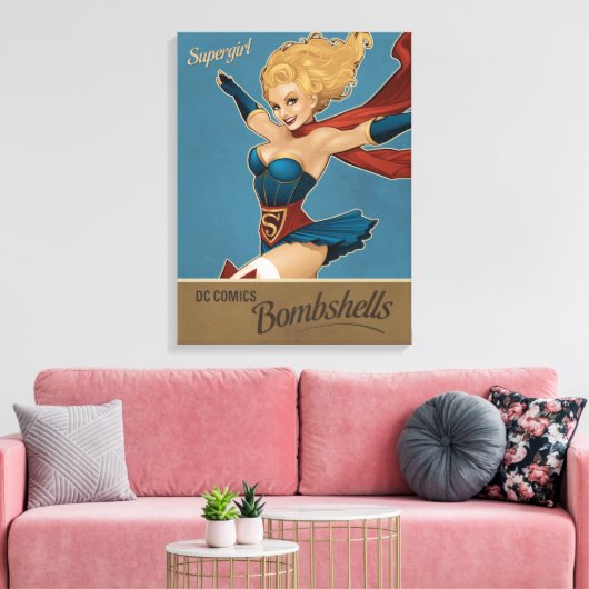 Toile Supergirl Bombshell (Insitu(Salon))