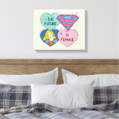 Toile Supergirl hors de ce monde Retro Graphisme (Insitu(Chambre))