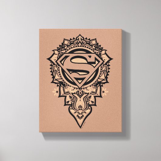 Toile Supergirl Mandala Graphic (Recto)