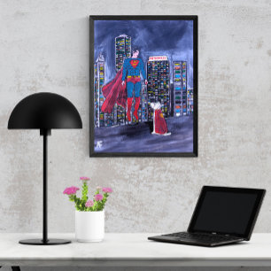 Toile Superheroes Meilleur Ami Peinture par Alfred Fox