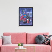 Toile Superheroes Meilleur Ami Peinture par Alfred Fox (Insitu(Salon))