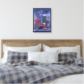 Toile Superheroes Meilleur Ami Peinture par Alfred Fox (Insitu(Chambre))