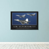 Toile Supériorité aérienne : Inspirationnelle (Insitu (Plancher de Bois))