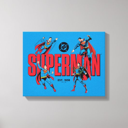 Toile Superman Legends Forever Graphic (Recto)