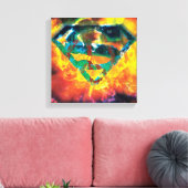 Toile Superman S-Shield | Logo à l'étroit pour la paix (Insitu(Salon))