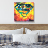 Toile Superman S-Shield | Logo à l'étroit pour la paix (Insitu(Chambre))