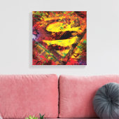 Toile Superman S-Shield | Logo Grunge (Insitu(Salon))