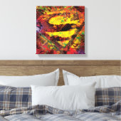 Toile Superman S-Shield | Logo Grunge (Insitu(Chambre))