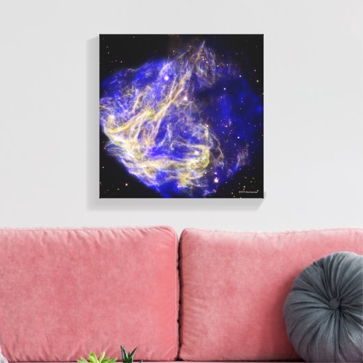 Toile Supernova Remnant N49 (Insitu(Salon))