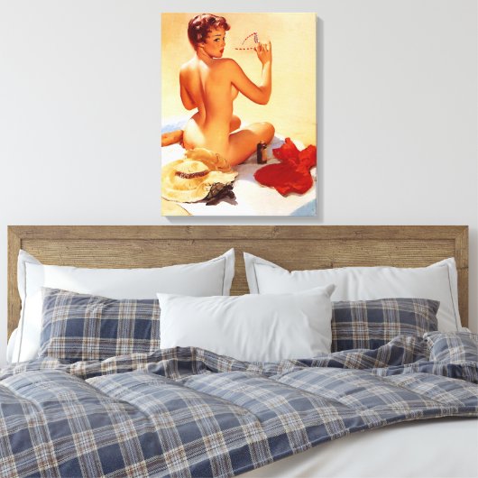 Toile Sur la plage (Insitu(Chambre))