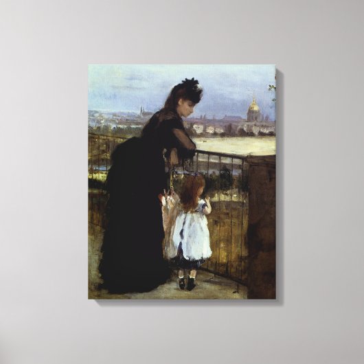 Toile Sur le balcon par Berthe Morisot (Recto)