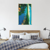 Toile Sur le bord du monde de la promenade à San Bernard (Insitu(Chambre))