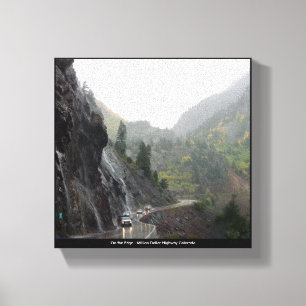 Toile Sur le bord Million Dollar Highway Colorado
