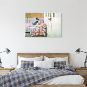 Toile Sur le canapé, ou la White Room (Insitu(Chambre))