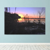 Toile Sur le point dans l'aveugle de canard (Insitu (Plancher de Bois))