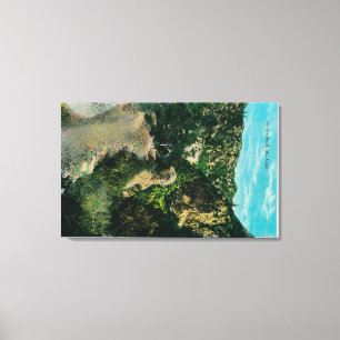 Toile Sur le sentier, à cheval au mont Lowe