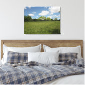 Toile Sur l'ensemble du champ ouvert : vue grand angle (Insitu(Chambre))