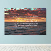 Toile Sur Les Ailes Des Aigles - Ésaïe 40:31 (Insitu (Plancher de Bois))