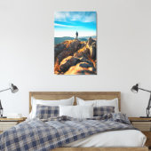 Toile Sur les rochers d'automne majestueux (Insitu(Chambre))