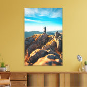 Toile Sur les rochers d'automne majestueux (Insitu(Salon))