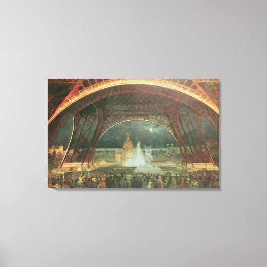 Toile Sur l'esplanade du Champs de Mars (Recto)