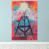 Toile Surcharge du métro Twin Peaks San Francisco (Insitu (Plancher de Bois))