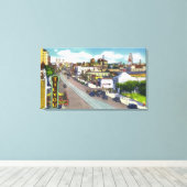 Toile Surf Avenue Vue du Théâtre Tilyou (Insitu (Plancher de Bois))