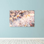 Toile Surf Et Coquillages Entrants Sur L'Île De Sanibel (Insitu (Plancher de Bois))