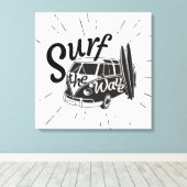 Toile Surf La Vague (Insitu (Plancher de Bois))