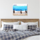 Toile SURF ! - Oies (Insitu(Chambre))