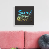 Toile Surf Rider Big Waves (Insitu(Salon))