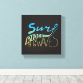 Toile Surf Rider Big Waves (Insitu (Plancher de Bois))