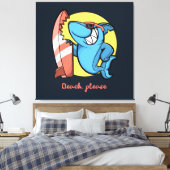 Toile Surf Shark Beach S'il vous plaît (Insitu(Chambre))