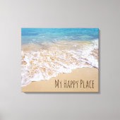 Toile surf sur la plage des Bahamas (Recto)