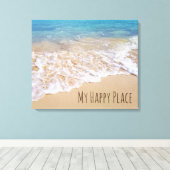 Toile surf sur la plage des Bahamas (Insitu (Plancher de Bois))